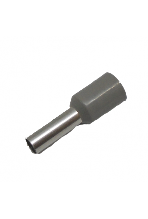 870-052 Terminal Tipo Ferrule Cilindrica Aislada Color Gris 6 AWG