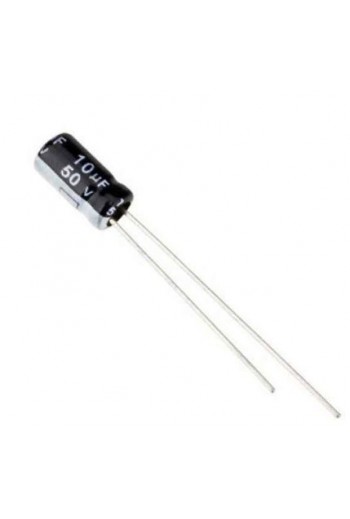 CE-10-50V Capacitor Electrolítico 10uF 50V 105C