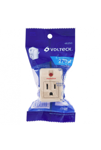 AD-270 Adaptador con Supresor de Picos 270 Joules, Volteck 46250