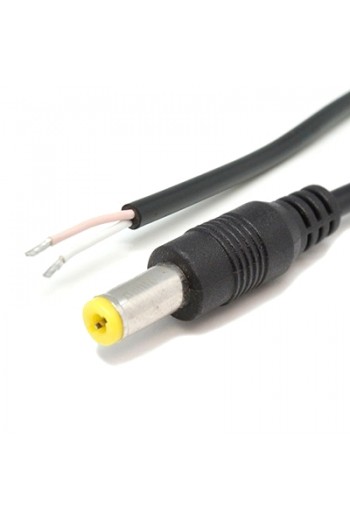 DC5.1-PLUG-190 Conector Plug 5.1mm con Cable de 1.9 m
