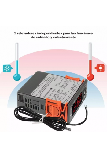 XS-453 Control de Temperatura y Humedad Termostato 110-220VAC STC-1000