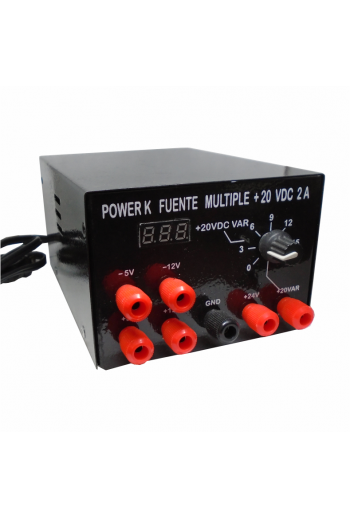 FRM20-1.5 Fuente Regulable +/-5V