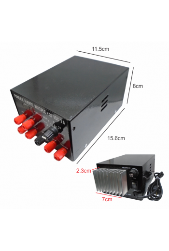 FRM20-1.5 Fuente Regulable +/-5V, +/-12V, +20V y 2-20 VDC Variable 3A