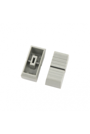 PD-BLC-011 Perilla para Potenciometro Deslizable Color Blanco con Franja Negro