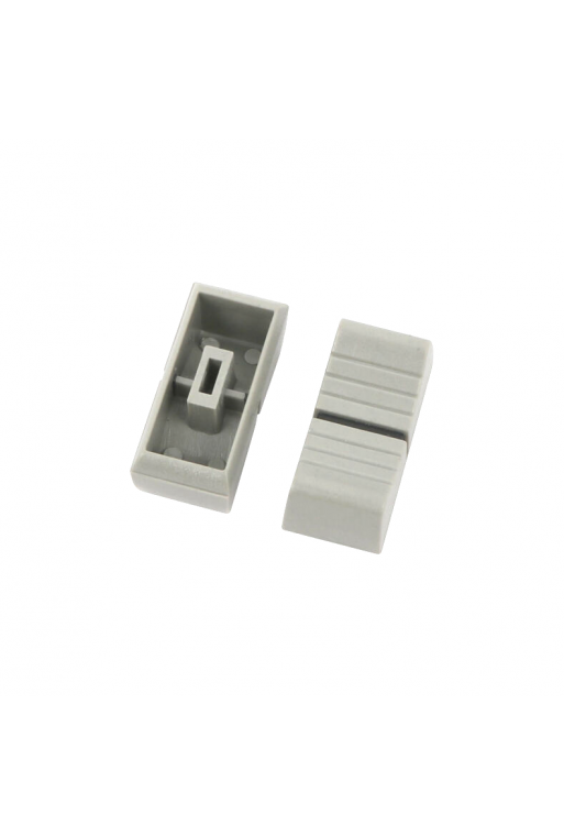 PD-BLC-011 Perilla para Potenciometro Deslizable Color Blanco con Franja Negro