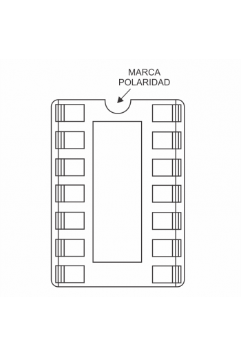 B20PM Base Holder Socket para Circuito Integrado de 20 Pines DIP Maquinado