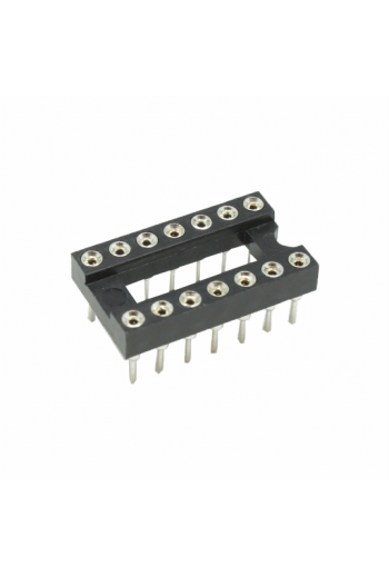B14PM Base Holder Socket para Circuito Integrado de 14 Pines DIP Maquinado