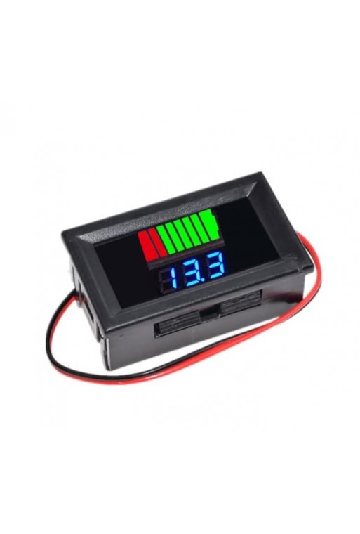 XS-254 Voltímetro con Indicador de Capacidad de Batería 12 - 60VDC OKY4095