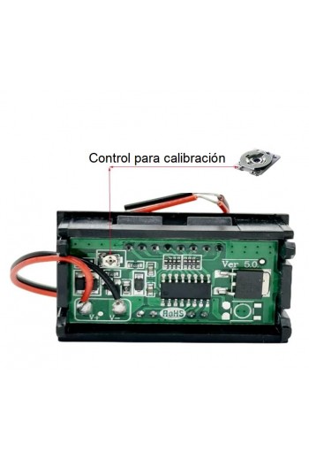 XS-254 Voltímetro con Indicador de Capacidad de Batería 12 - 60VDC OKY4095