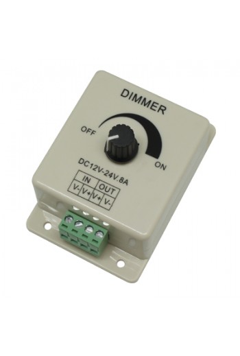 125-300 Controlador Dimmer de 12 a 24V 8A para Tiras LED