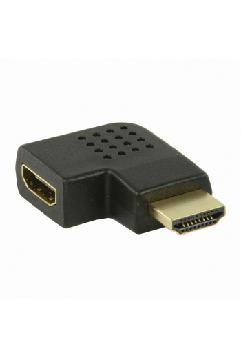 705-206 Adaptador Cople Unión HDMI Macho a HDMI Hembra en Ángulo