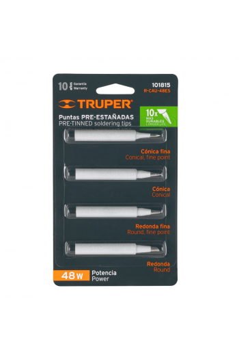 R-CAU-48ES Juego de 4 Puntas para Cautín 101815