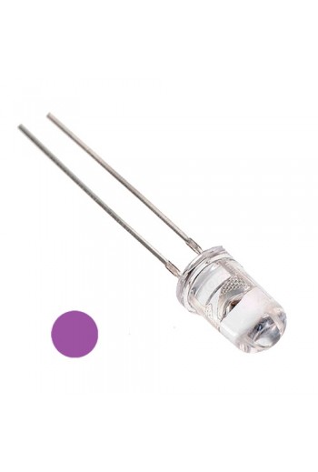 LD5-MOR-ULT Morado Ultrabrillante Transparente 5mm