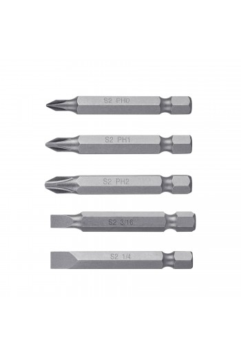 PUDE-1001 Juego de 5 Puntas de Cruz y Planas