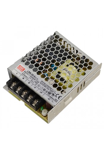 LRS-35-5 Fuente de Poder Conmutada de 5V 7A 35W 110-220VAC MeanWell