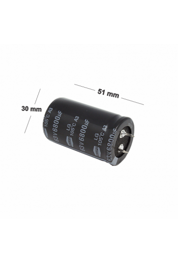 CE-6800-63V Capacitor Electrolítico