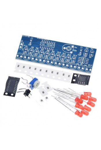  NE555 y CD4017 Light Chaser