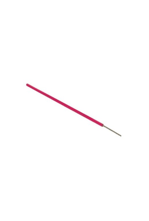 ALA24-ROS Alambre Calibre 24 para Proto Color Rosa (Por Metro)