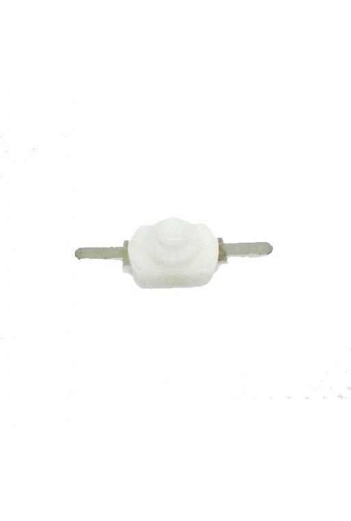 835-420 Mini Switch con Boton Push ON OFF Blanco de 2 Pines