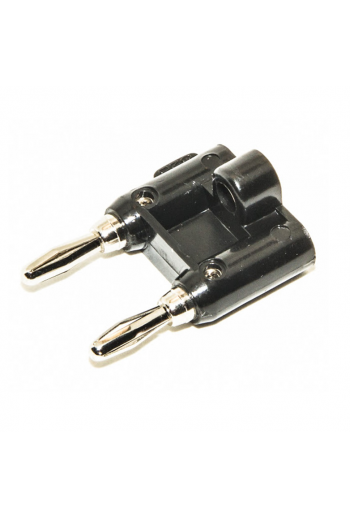 PLUG-BN-D-N Plug Banana Doble Color Negro