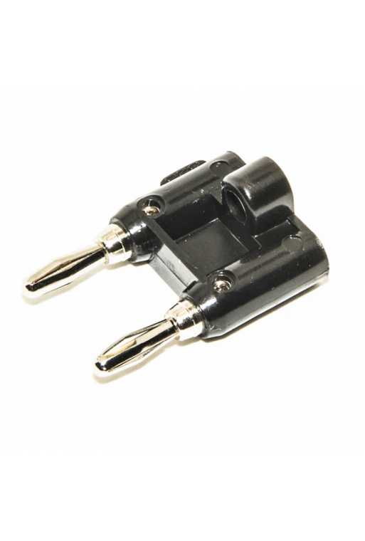 PLUG-BN-D-N Plug Banana Doble Color Negro