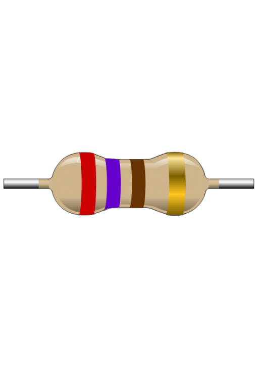 R270E-1 Resistencia de Carbón 270 ohms 1 Watt