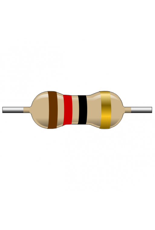 R12E-1 Resistencia de Carbón 12 ohms 1 Watt