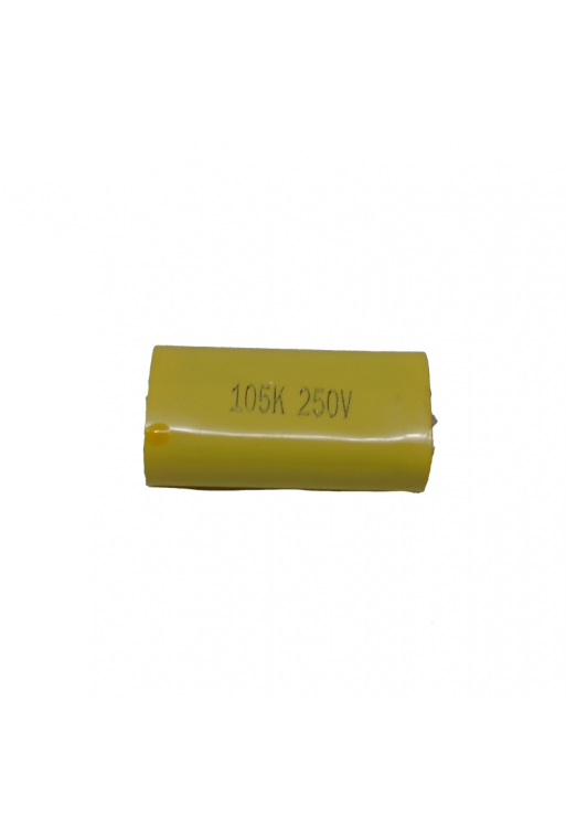 CPM-1-250V Capacitor de Poliester Metalizado para Tweeter Tipo Bala de 1uF a 250V