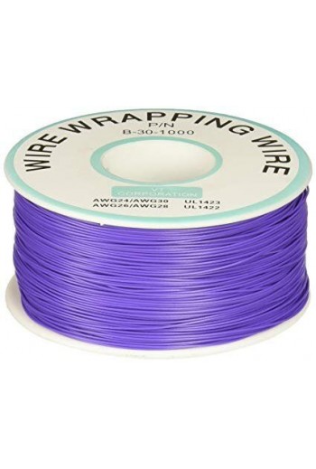 ALA24-VIO Alambre Calibre 24 para Proto Color Violeta (Por Metro)