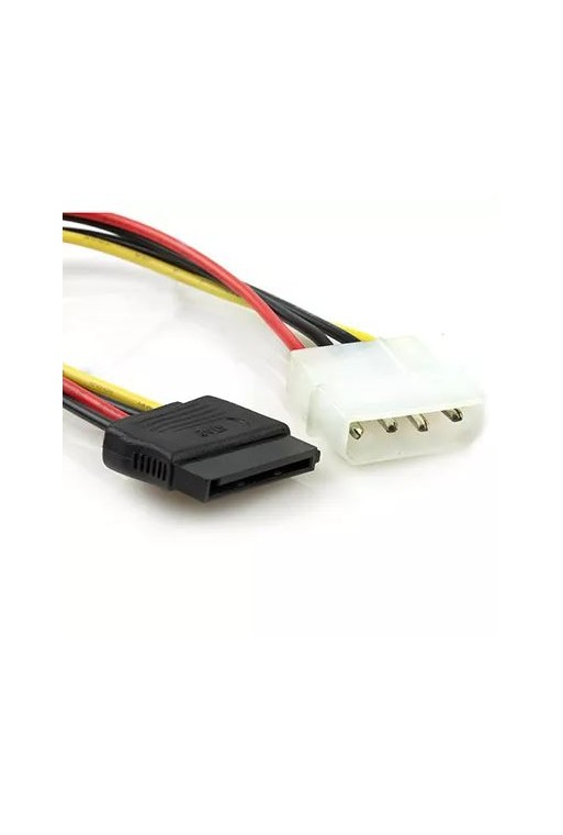 700-110 Cable de Alimentación Adaptador Molex Macho 4 Pines a SATA 6" Hembra