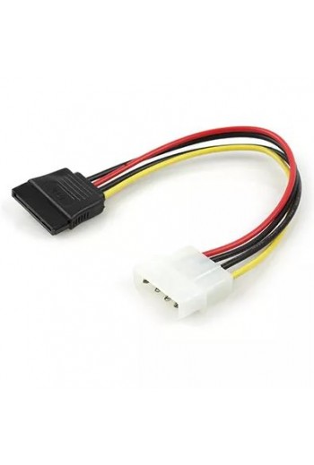 700-110 Cable de Alimentación Adaptador Molex Macho 4 Pines a SATA 6" Hembra