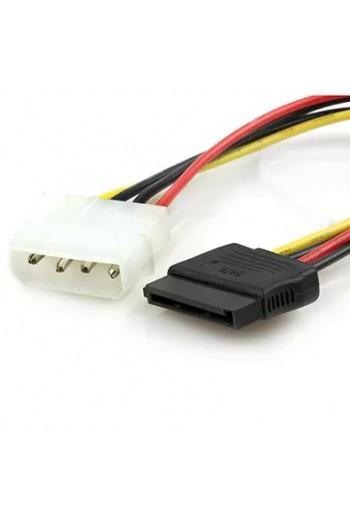700-110 Cable de Alimentación Adaptador Molex Macho 4 Pines a SATA 6" Hembra