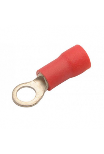 TOA-1-8 Terminal de Ojillo 1/8" de Latón Rojo