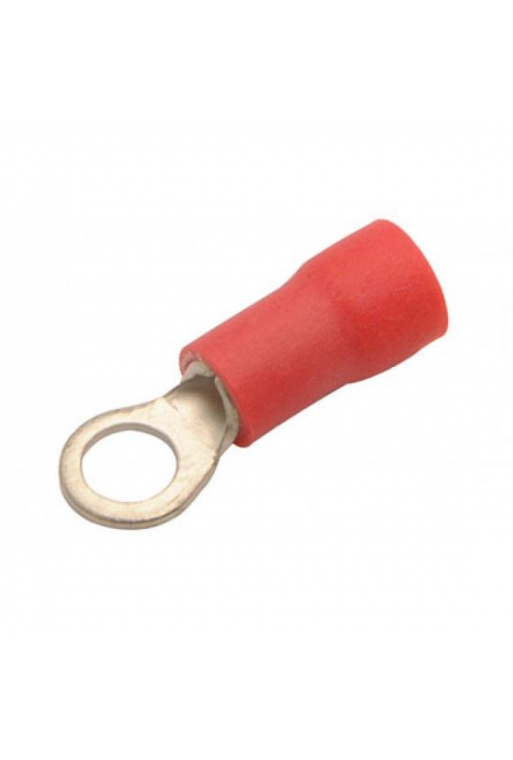 TOA-1-8 Terminal de Ojillo 1/8" de Latón Rojo