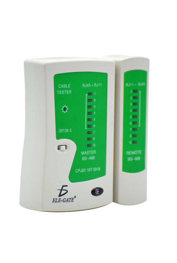 CON06 Probador de Cable UTP y Telefónico RJ11 RJ12 y RJ45