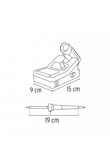 CAU-48ES Cautín de Estación 48 W Profesional para Electrónica 101398