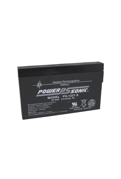 PS1221S Batería Recargable Sellada de Acido Plomo 12V 2A Terminal F1