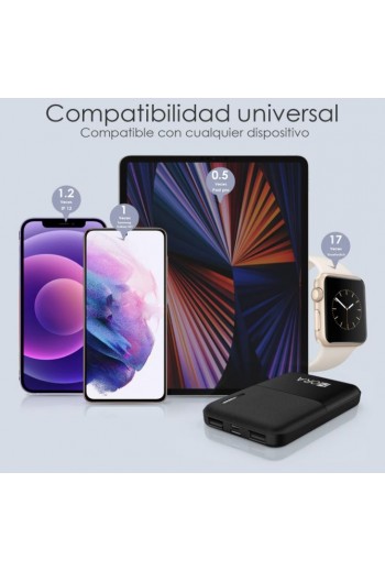 660-1018 Mini Power Bank Batería Portátil 5000mah 2.1A, GAR103