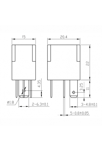 YQ503-S-112D Relevador Automotriz 30A 12V 14V