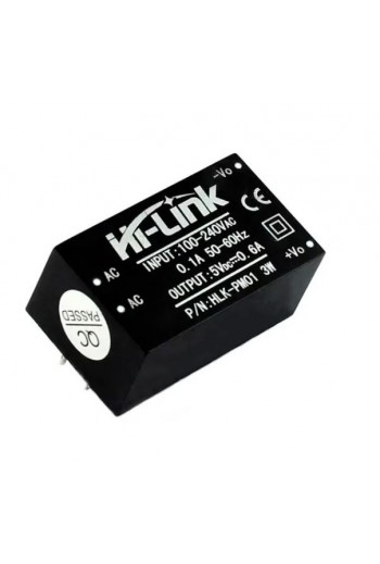 XS-305 Convertidor Fuente AC-DC 5V 600mA HLK-PM01 HI-LINK