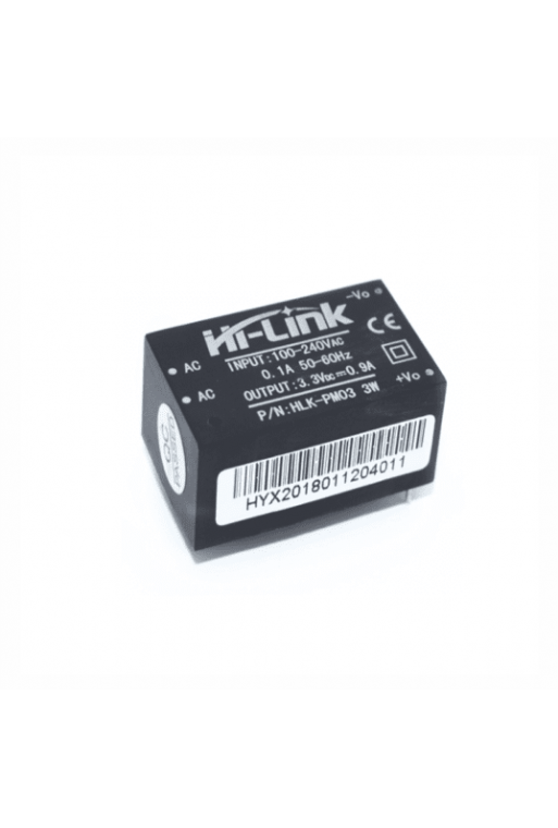 XS-379 Convertidor Fuente AC-DC 3.3V 900mA HLK-PM03 HI-LINK