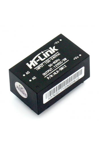 XS-445 Convertidor Fuente AC-DC 12V 450mA HLK-5M12 HI-LINK