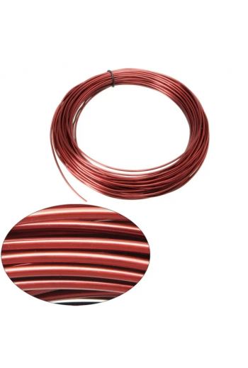 690-1059 Alambre Magneto de Cobre Esmaltado Calibre 14 AWG Dia 1.52mm IUSA para Inductor Bobina (por metro)