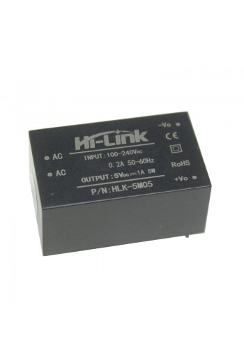 XS-532 Convertidor Fuente AC-DC 5V 1000mA 1A 5W HLK-5M05 HI-LINK