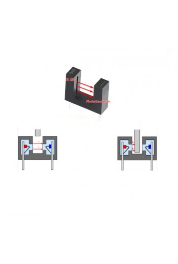 XS-533 Sensor de Velocidad Infrarrojo, Encoder Tipo Herradura FC-33