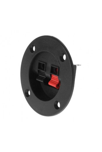 705-297 Borne para Bafle, Redondo, Conector Push, 75mm, Para Atornillar