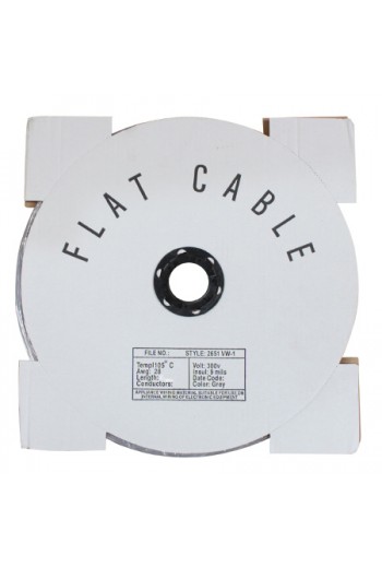 CAPL-26 Cable Plano de 26 Vías Color Gris (Por Metro)