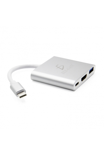 WI-134 Adaptador 3 En 1, Tipo C, HUB USB 3.1, HDMI