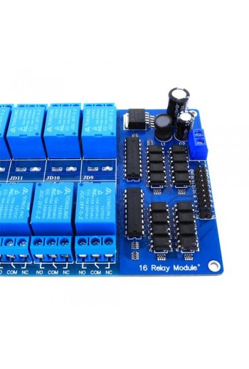 XS-226 Modulo de 16 Relevadores 12V, Optoacoplados