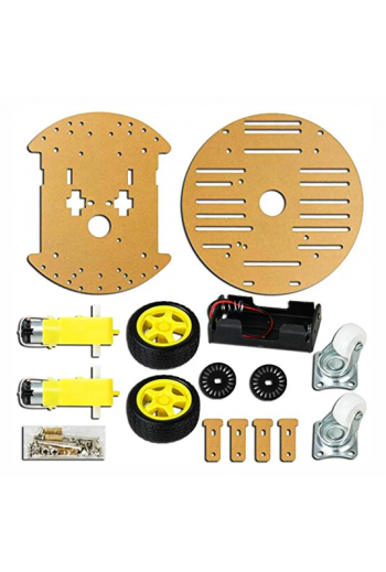 XS-350 Kit de Chasis, Carro de 4 Ruedas, Redondo